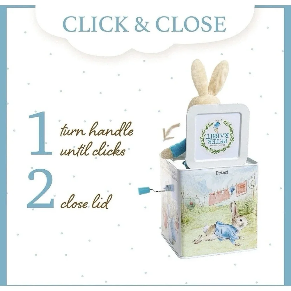 Beatrix‎ Potter Peter Rabbit Jack-in-the-Box - Interactive Baby Toy Classic